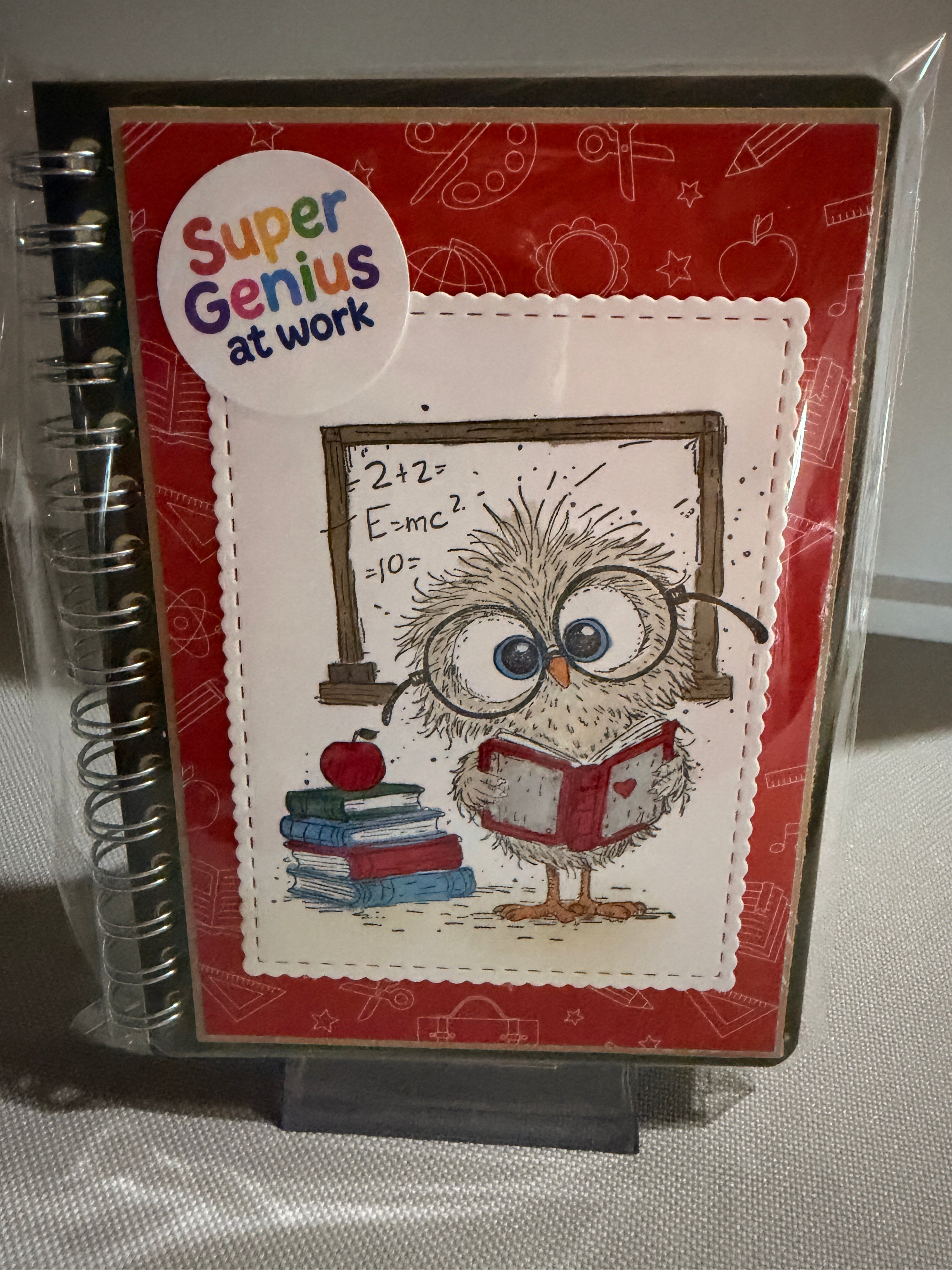 Super Genius Spiral memo pad