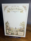 His Eye is on the Sparrow - Butterfly Cottage Notepad
