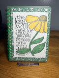 The Lord will fight for you spiral notepad