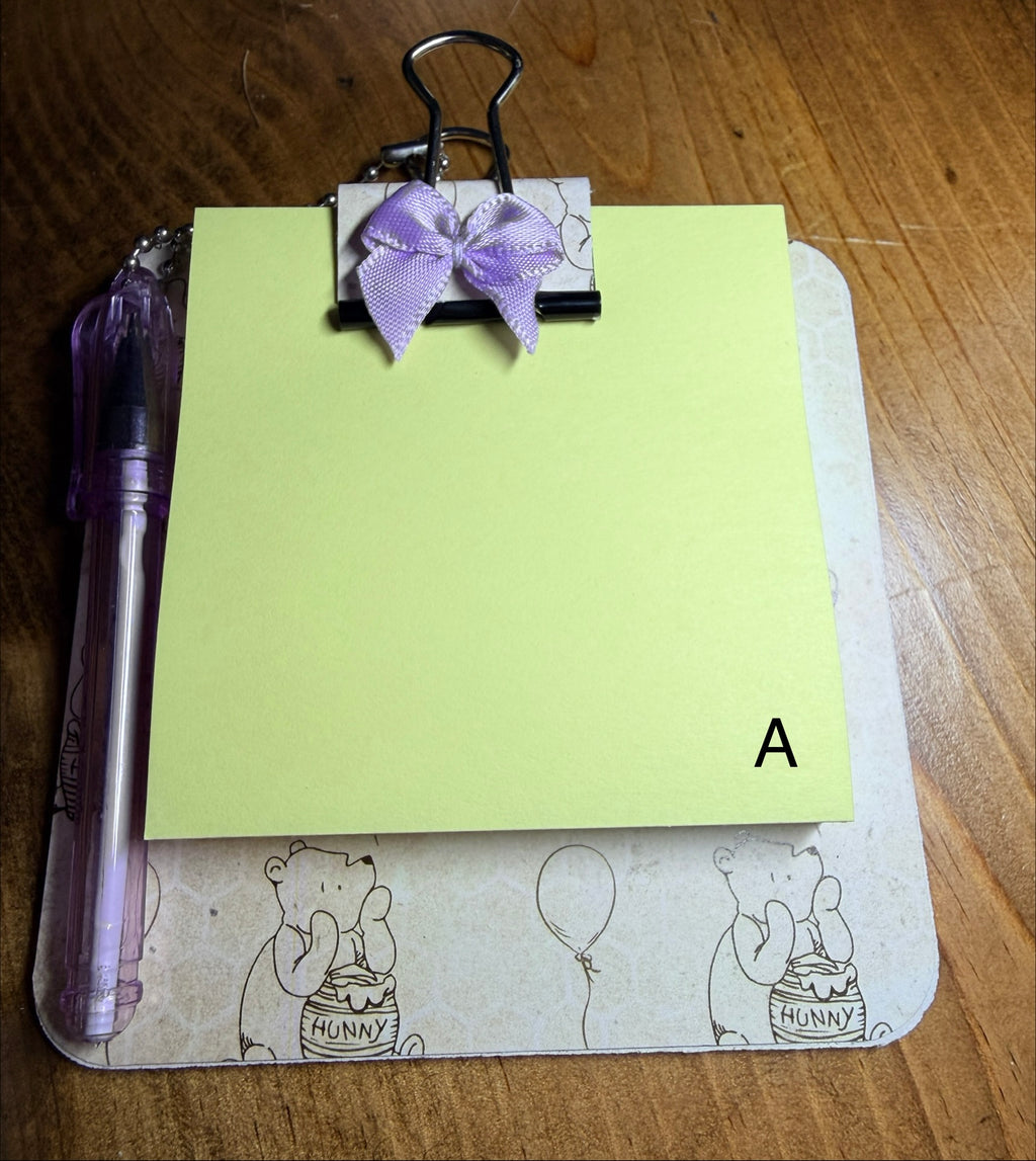 Mini Clipboard - Multiple designs to choose from