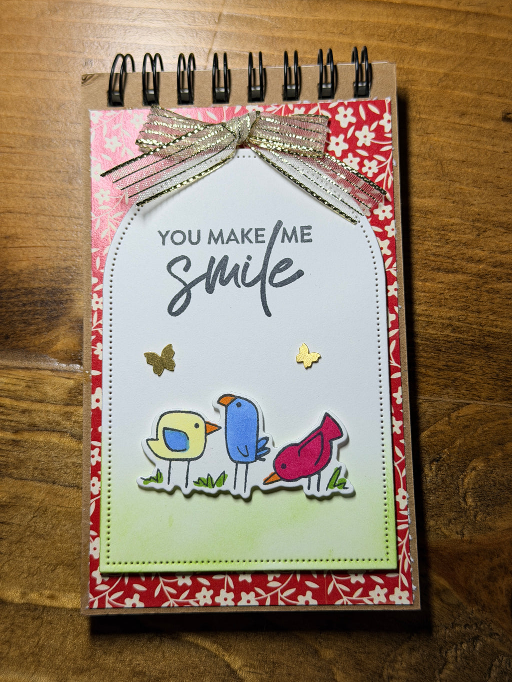 Decorative Spiral Notebook  3x5