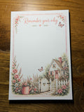 Remember your why - Butterfly Cottage Notepad