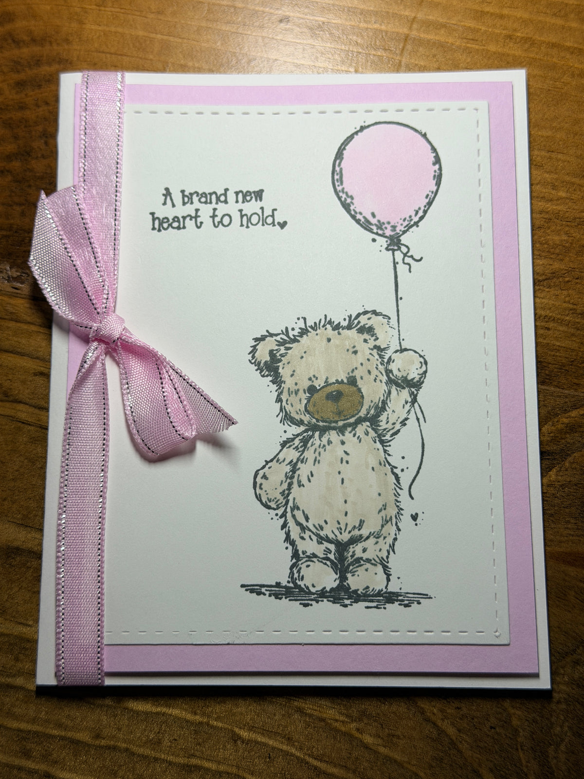 A brand new heart to hold - Welcome baby card