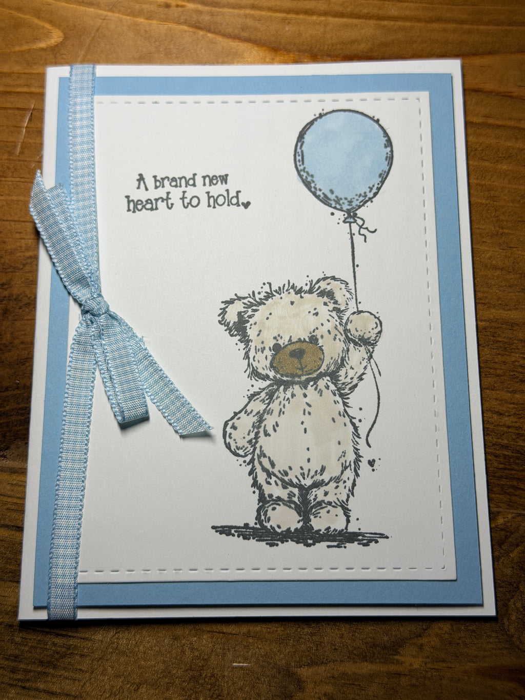 A brand new heart to hold - Welcome baby card