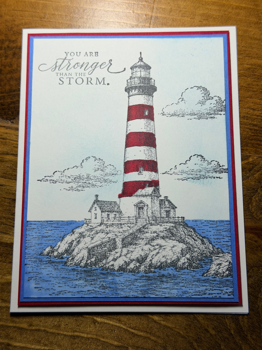 You are stronger than the storm