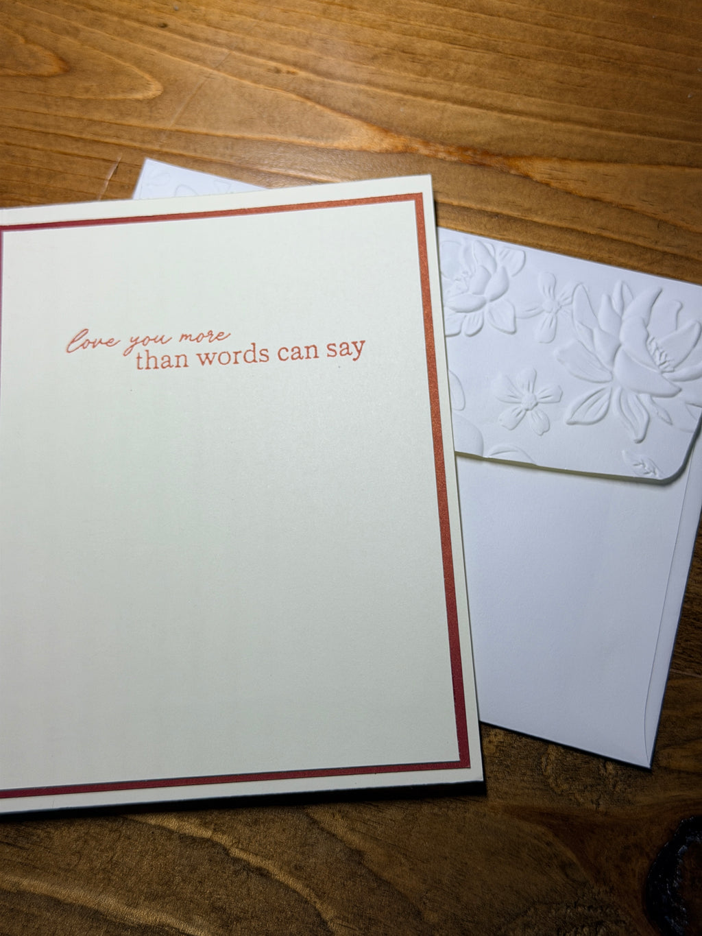 Love and appreciation card