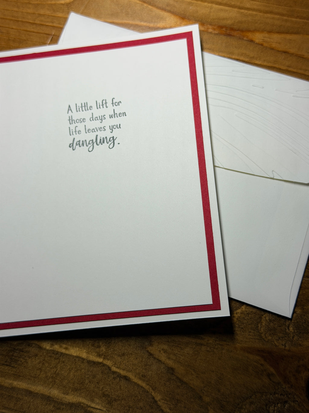 Hang in there - Encouragement Card