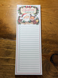 Christmas Shopping List w/Magnet